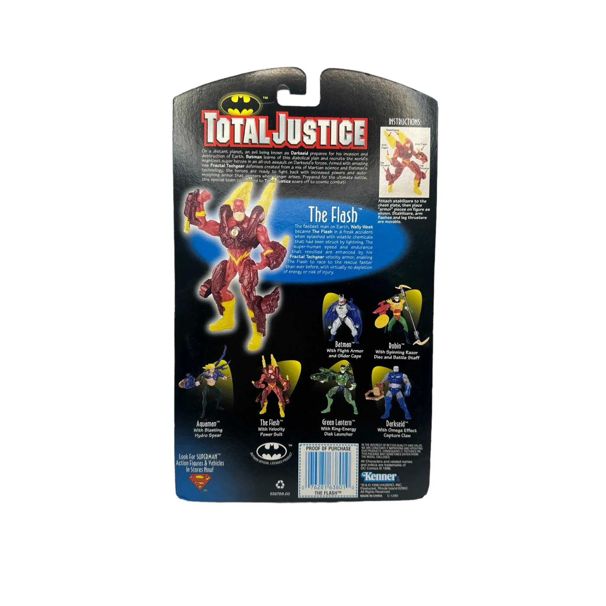 1996 KENNER TOTAL JUSTICE FLASH AF