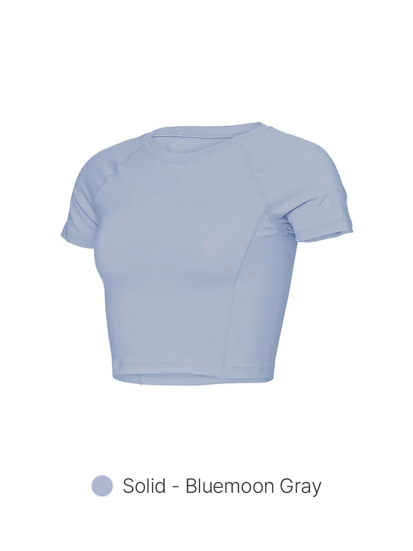 [2 FOR S$75] Airtouch Pace Cropped Short Sleeve