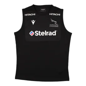 2022-2023 Newcastle Falcons Sleeveless Training Shirt (Black)