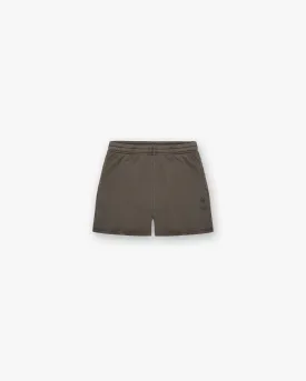 247 X Everlast Training Camp Jersey Shorts - Washed Brown