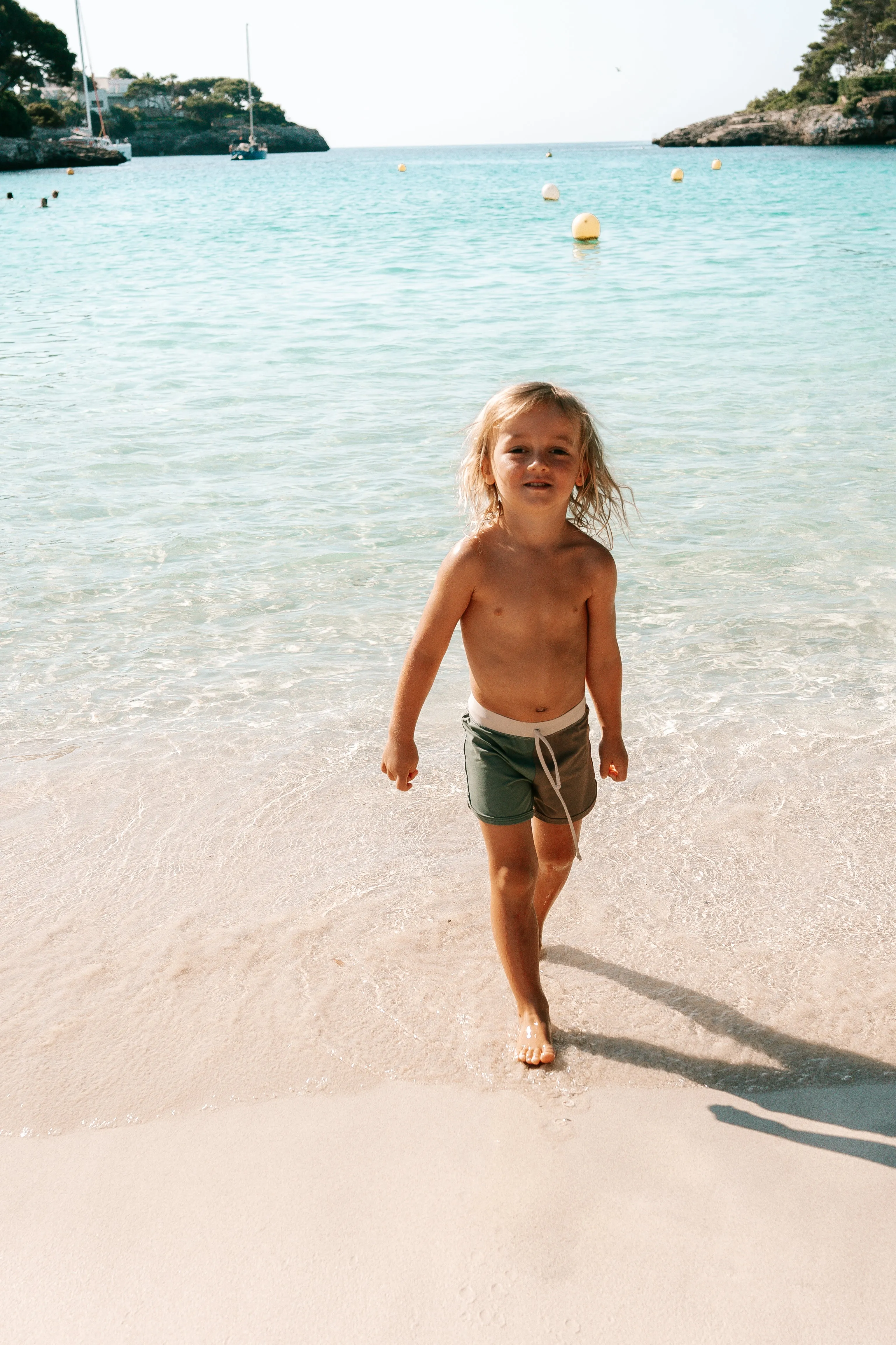 3 TONE SWIM TRUNKS