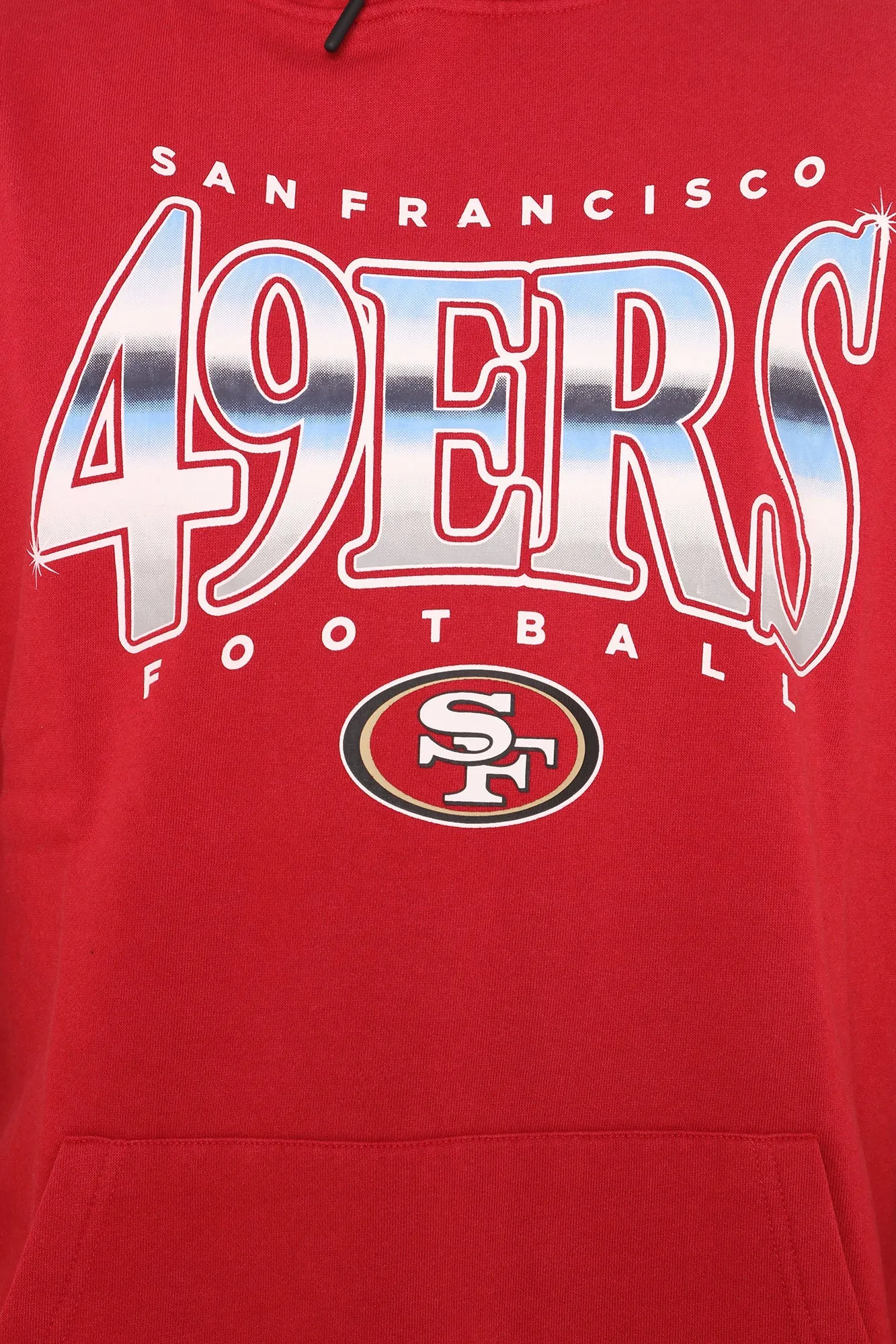 49ers Vintage Dye Hoodie - Red