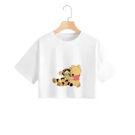 A Hug Said Pooh - Winnie Crop Top