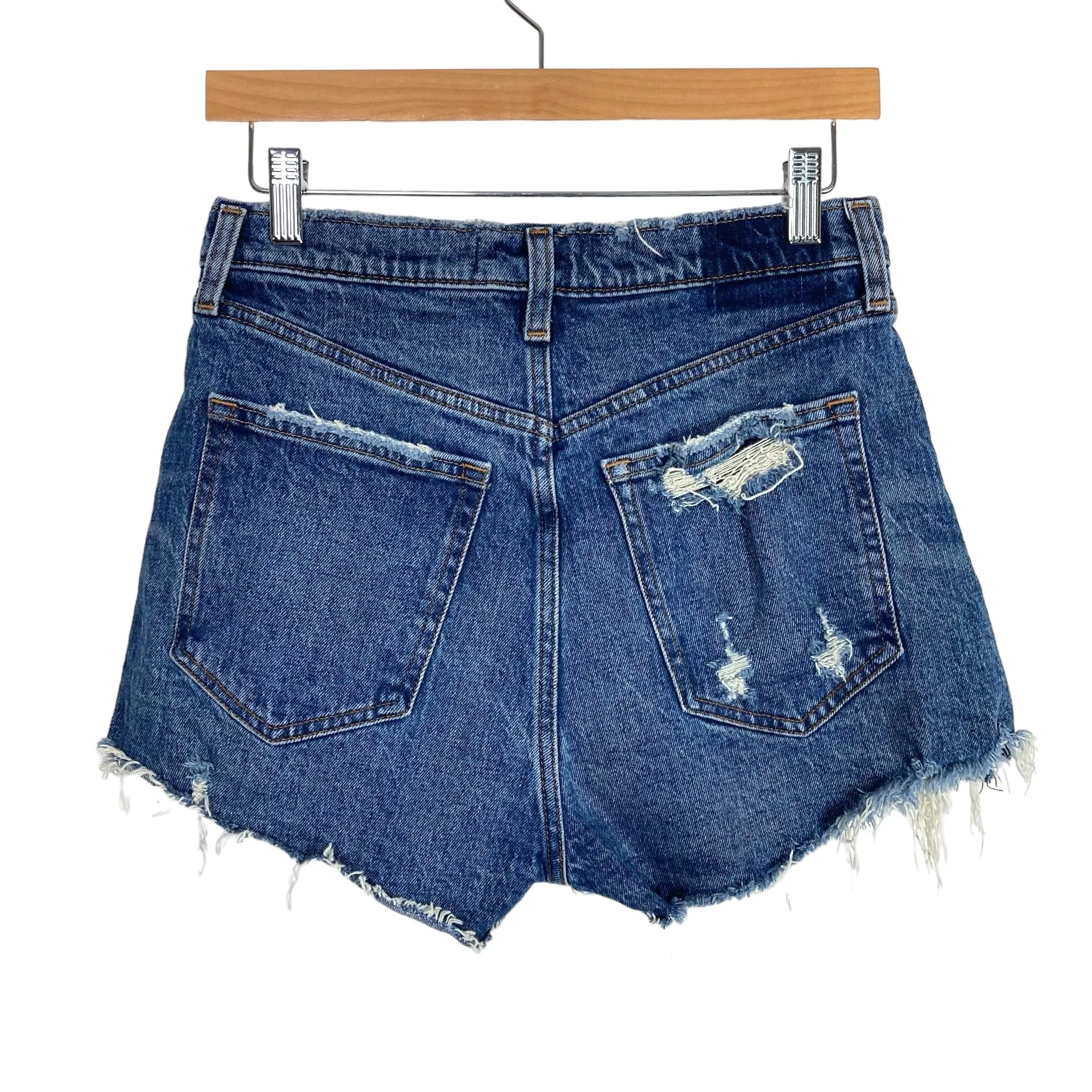 Abercrombie & Fitch Distressed Jean Shorts- Size 27/4