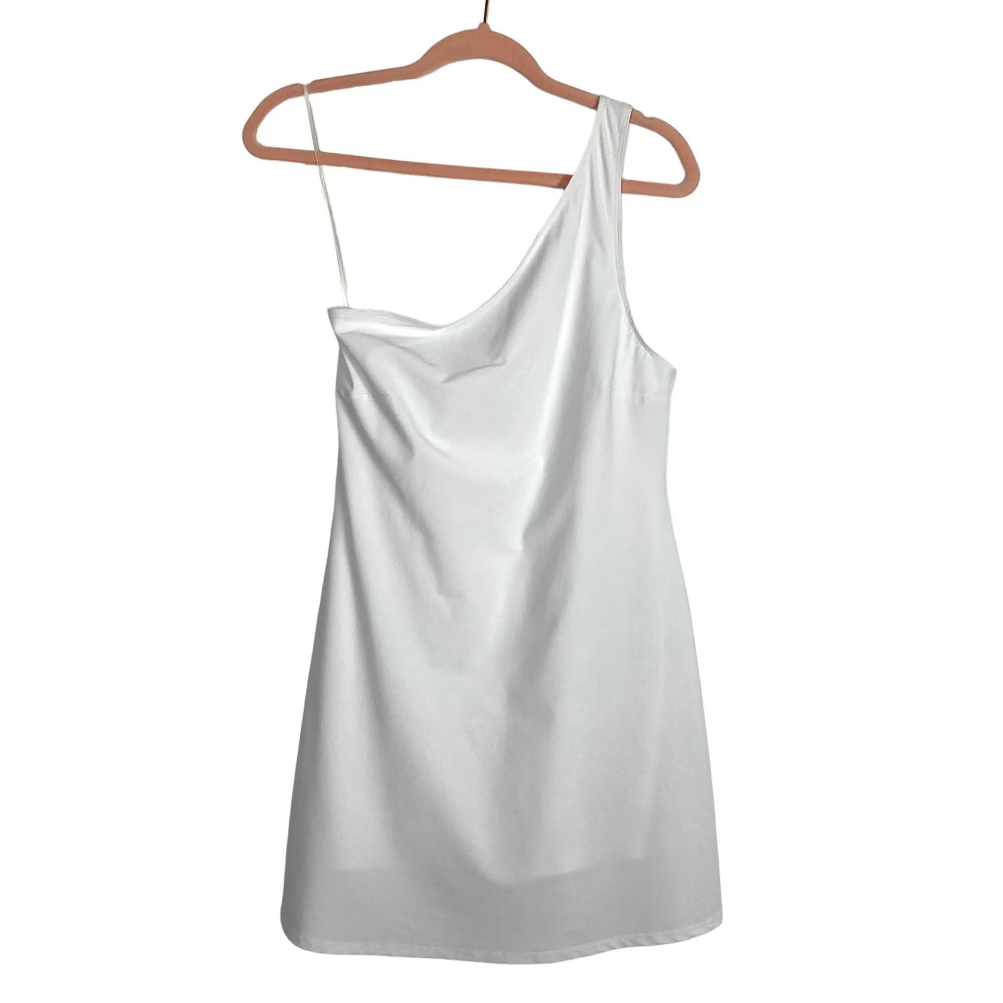 Abercrombie & Fitch White One Shoulder Tennis Dress- Size M