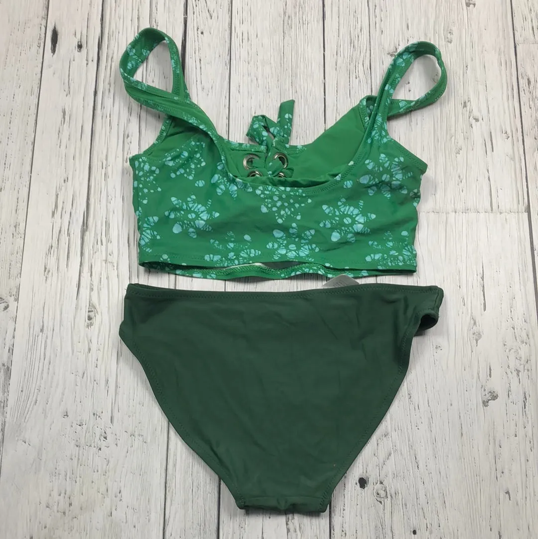 Aerie green patterned swim suit - Hers XS