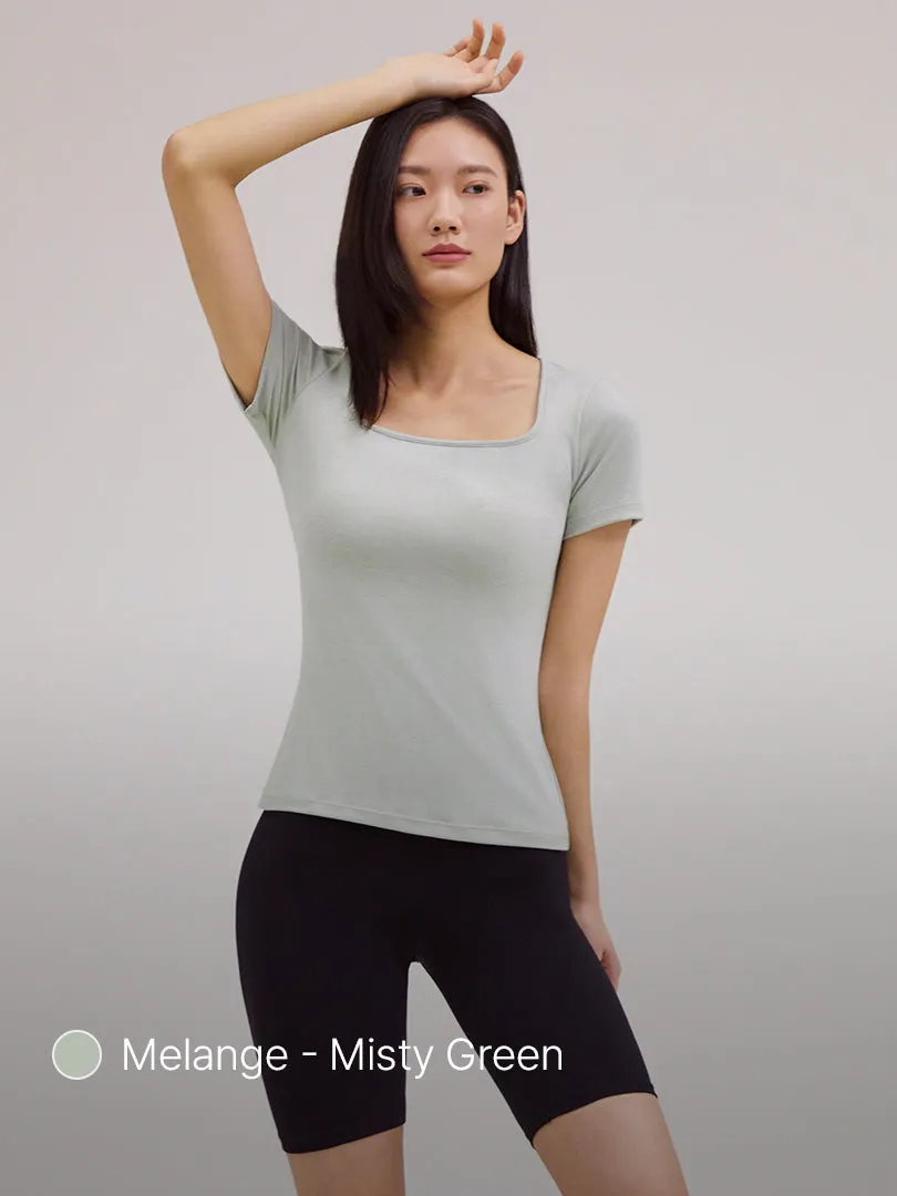 Airtouch Square Neck Short Sleeve