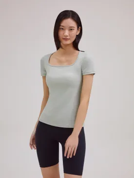 Airtouch Square Neck Short Sleeve