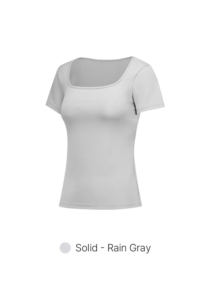 Airtouch Square Neck Short Sleeve