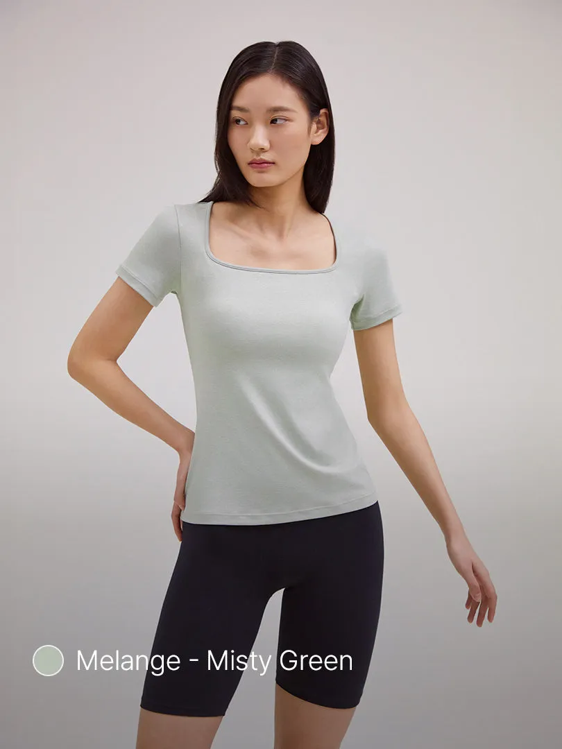 Airtouch Square Neck Short Sleeve