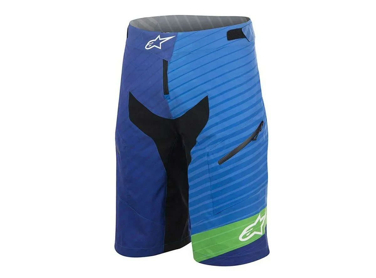 Alpinestars Depth MTB Short - Royal Blue-Bright Green-Blue