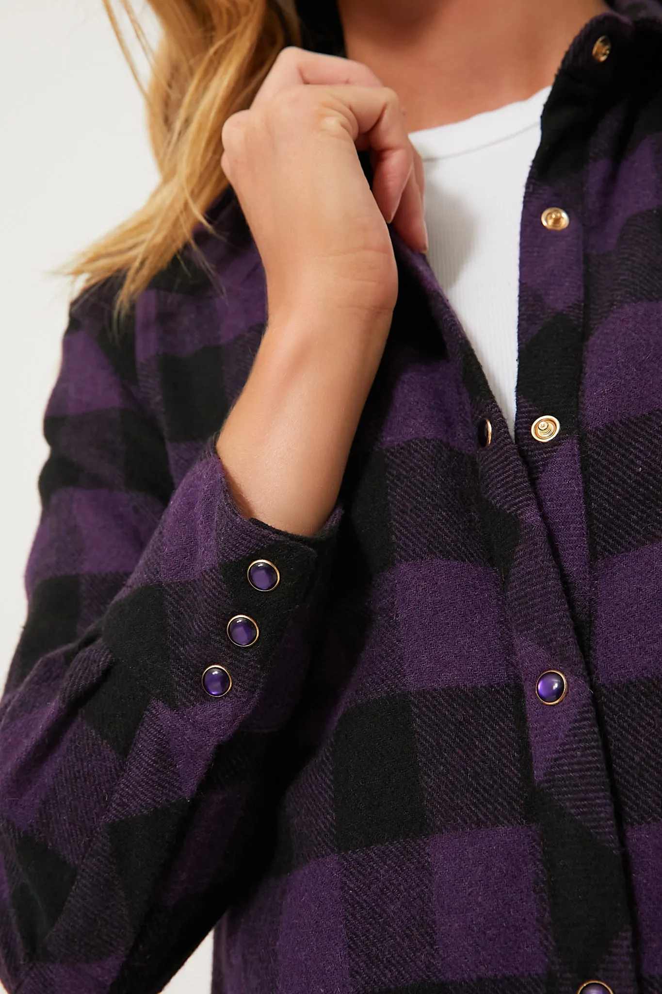 Aubergine Check Chandler Flannel