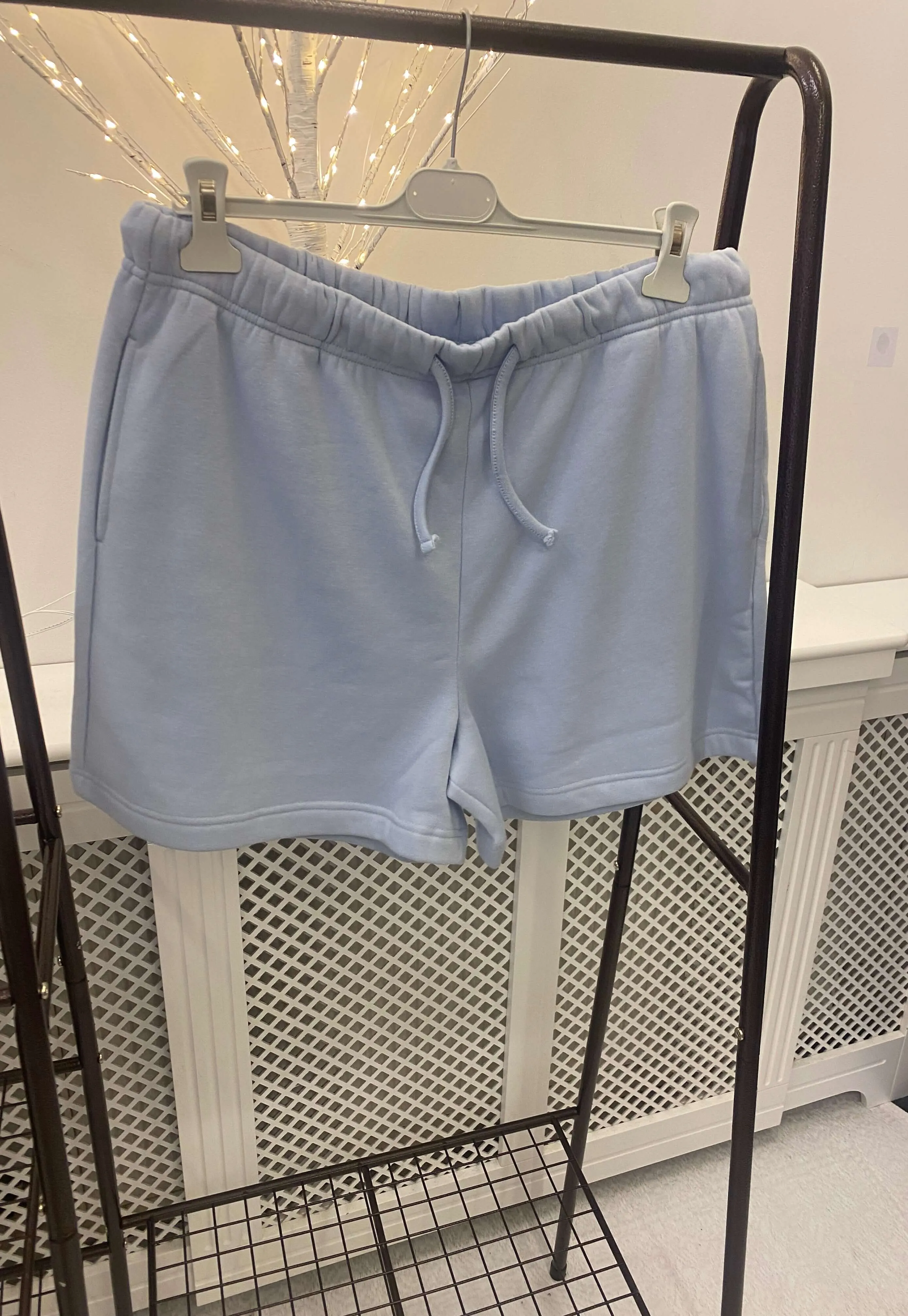 Baby Blue Comfy Jogger Shorts