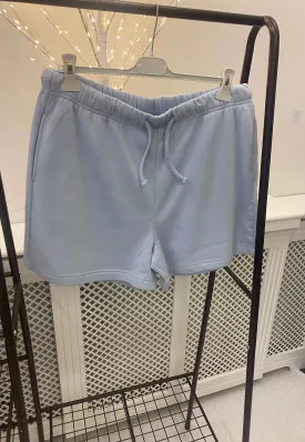 Baby Blue Comfy Jogger Shorts