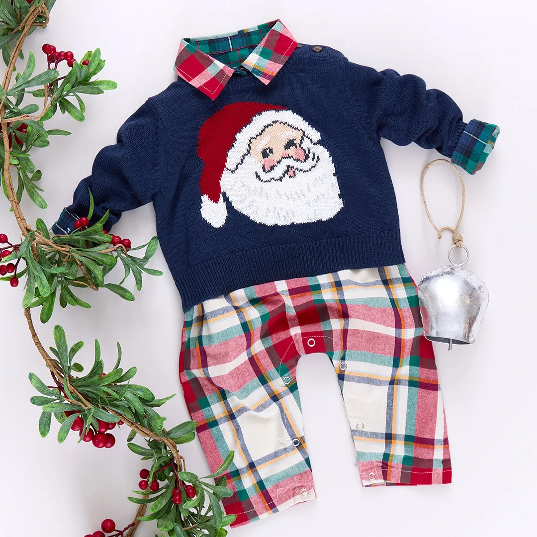 Baby Boys Easton Jumper - Holiday Tartan