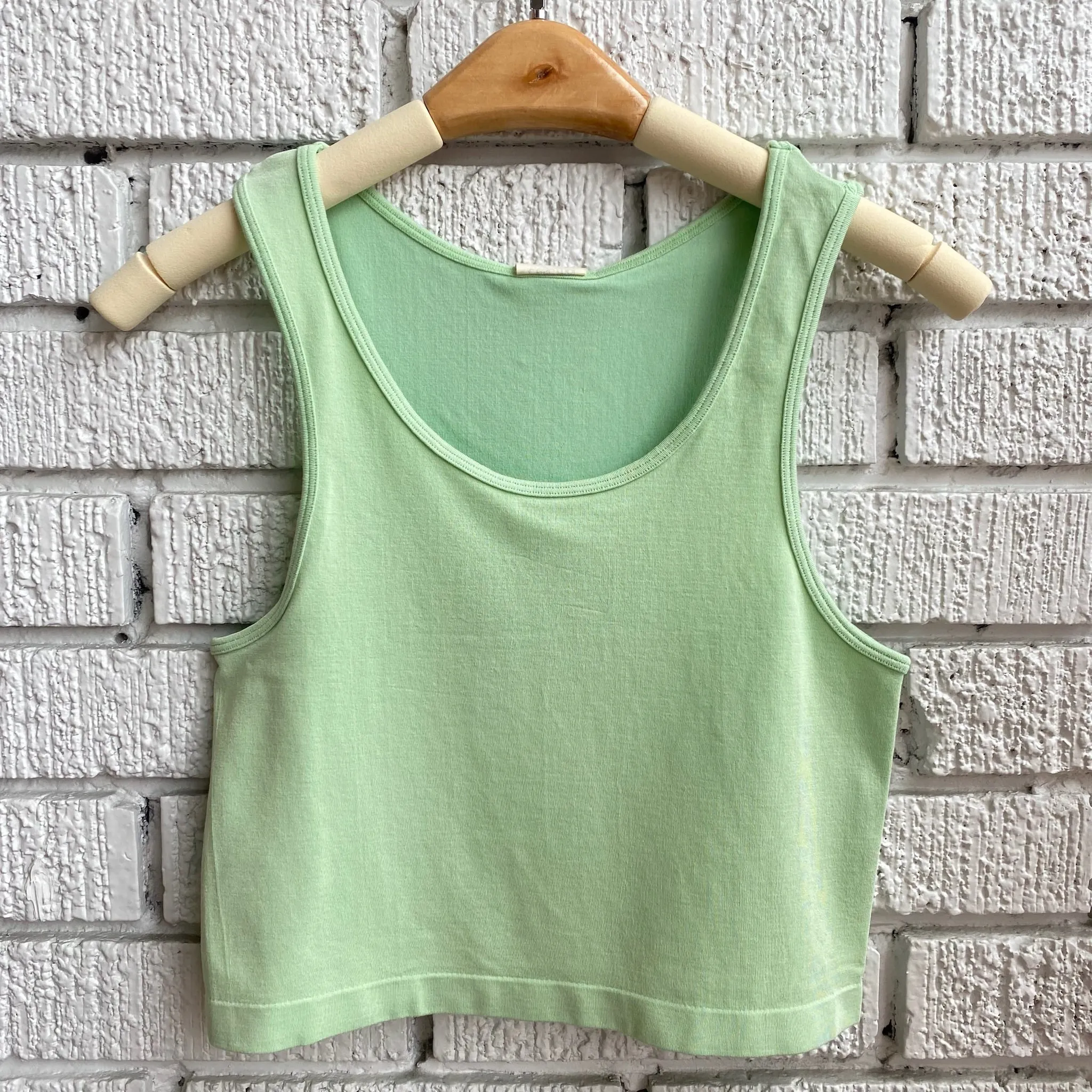 Bamboo Crop Tank Top