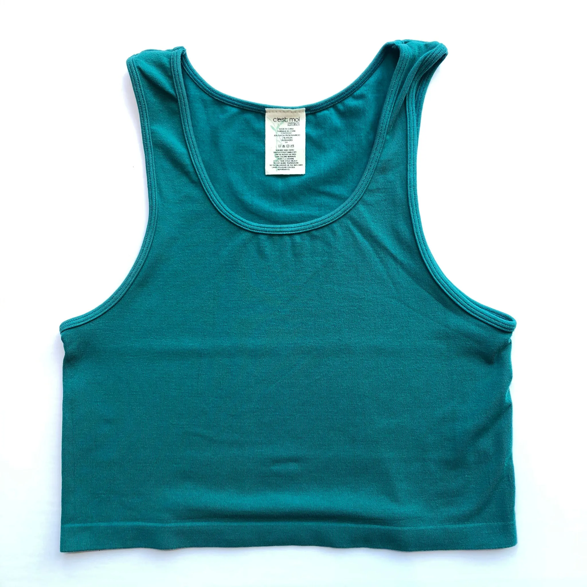 Bamboo Crop Tank Top