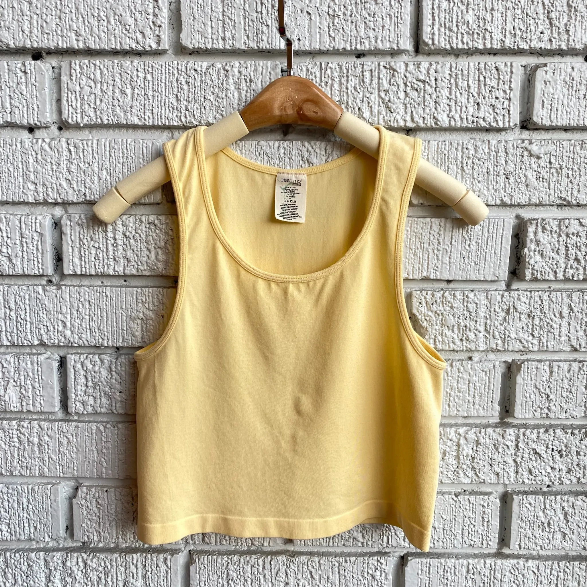 Bamboo Crop Tank Top