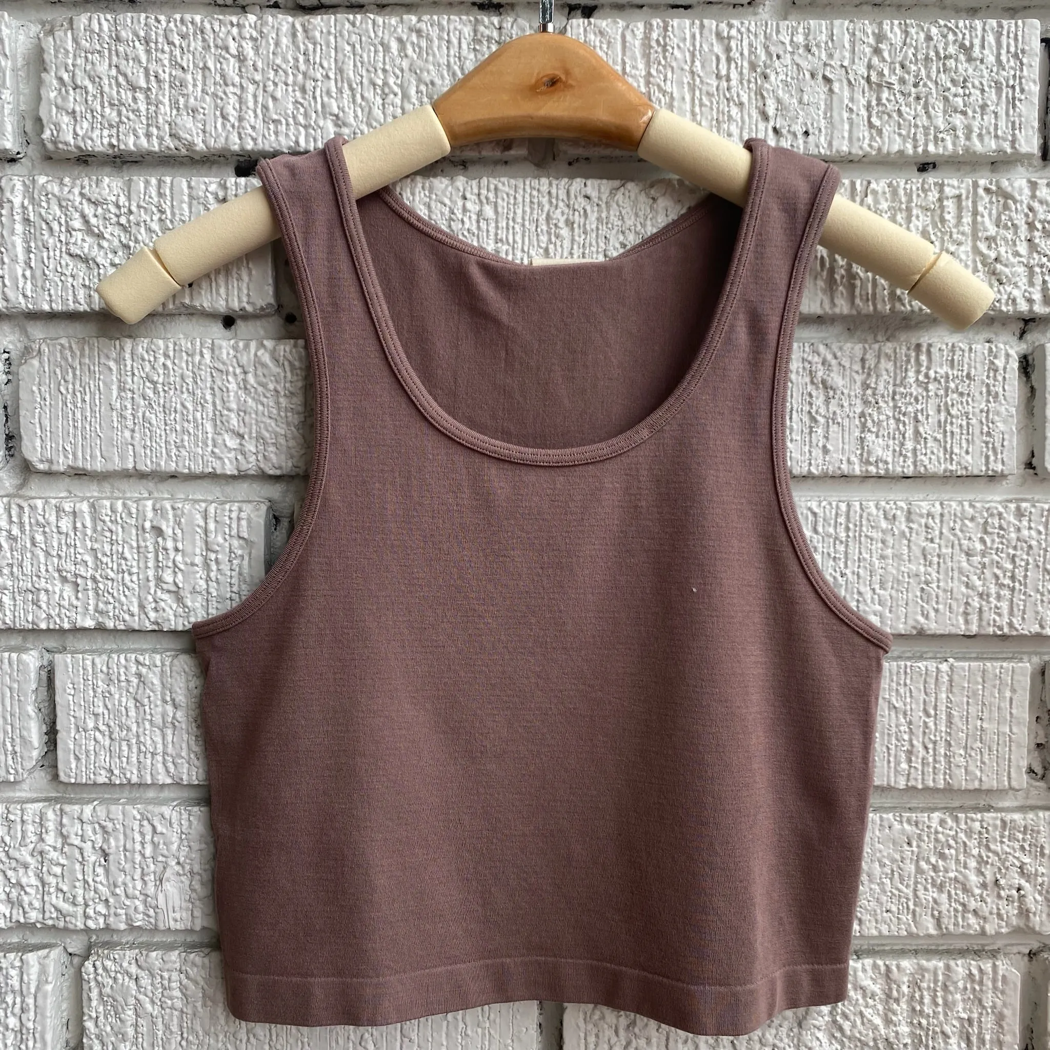 Bamboo Crop Tank Top