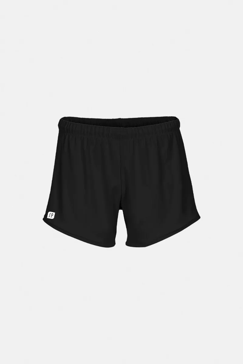 Boys Black Comp Shorts