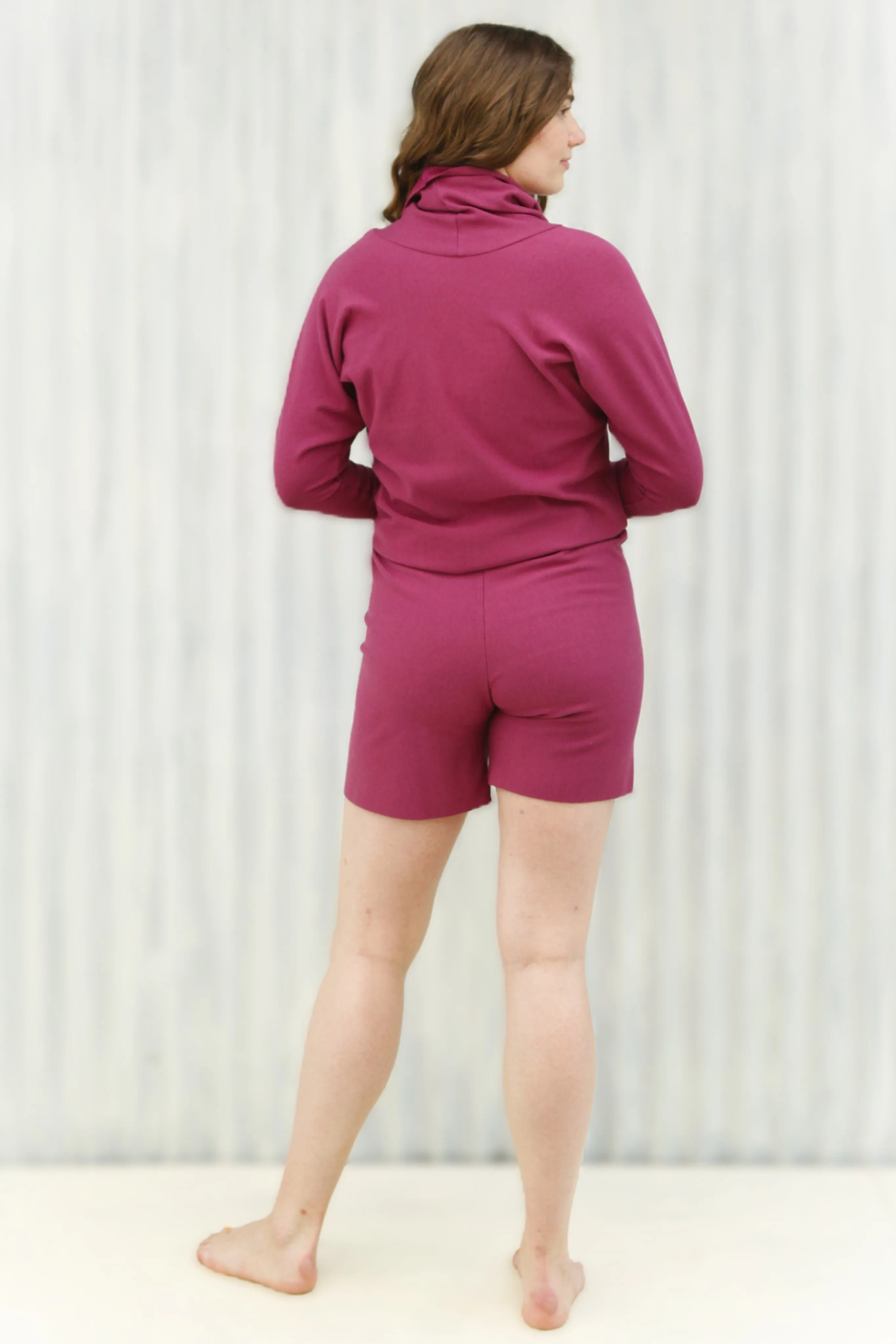 Boysenberry Luxury Lounge Shorts