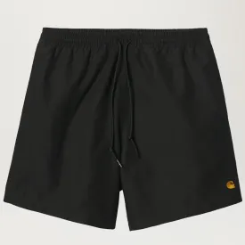 Carhartt WIP Chase Swim Trunks (Black/Gold)