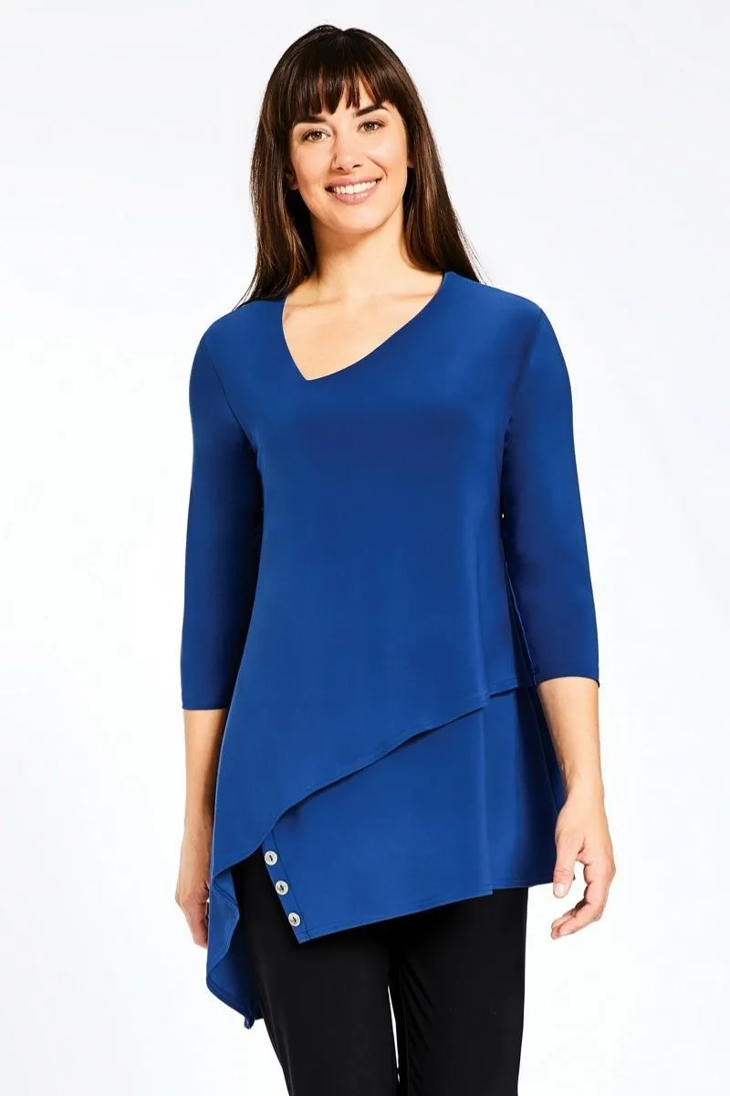 Charm Angle Tunic | Sapphire