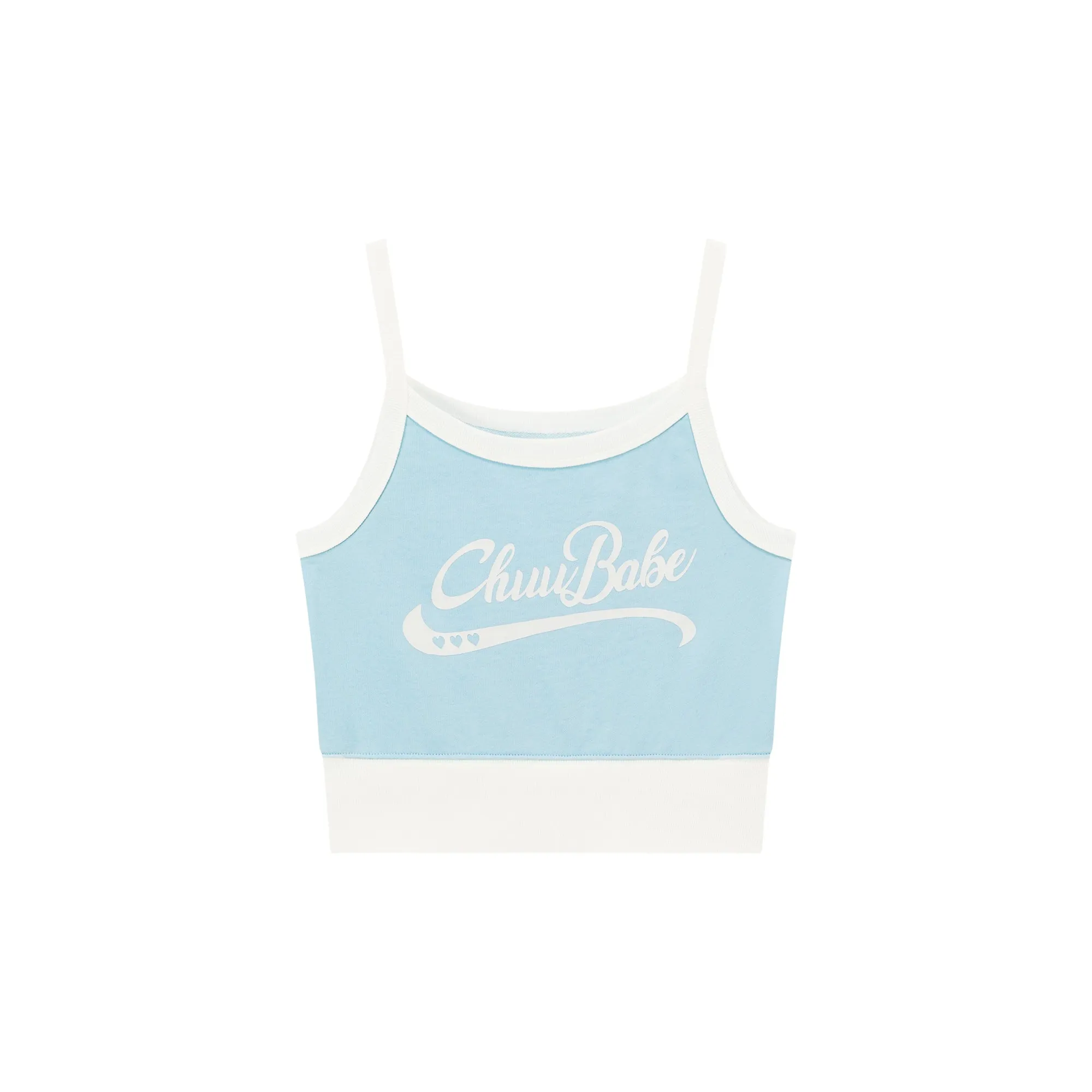 Chuu Babe Color Blocked Bustier Crop Top