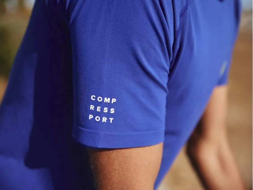 COMPRESSPORT Men's Training SS Tshirt - Sodalite/Primerose