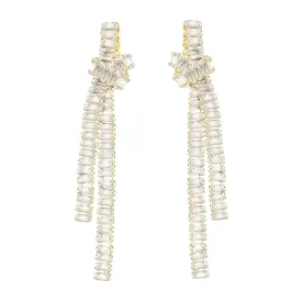 CZ Knot Statement Earring