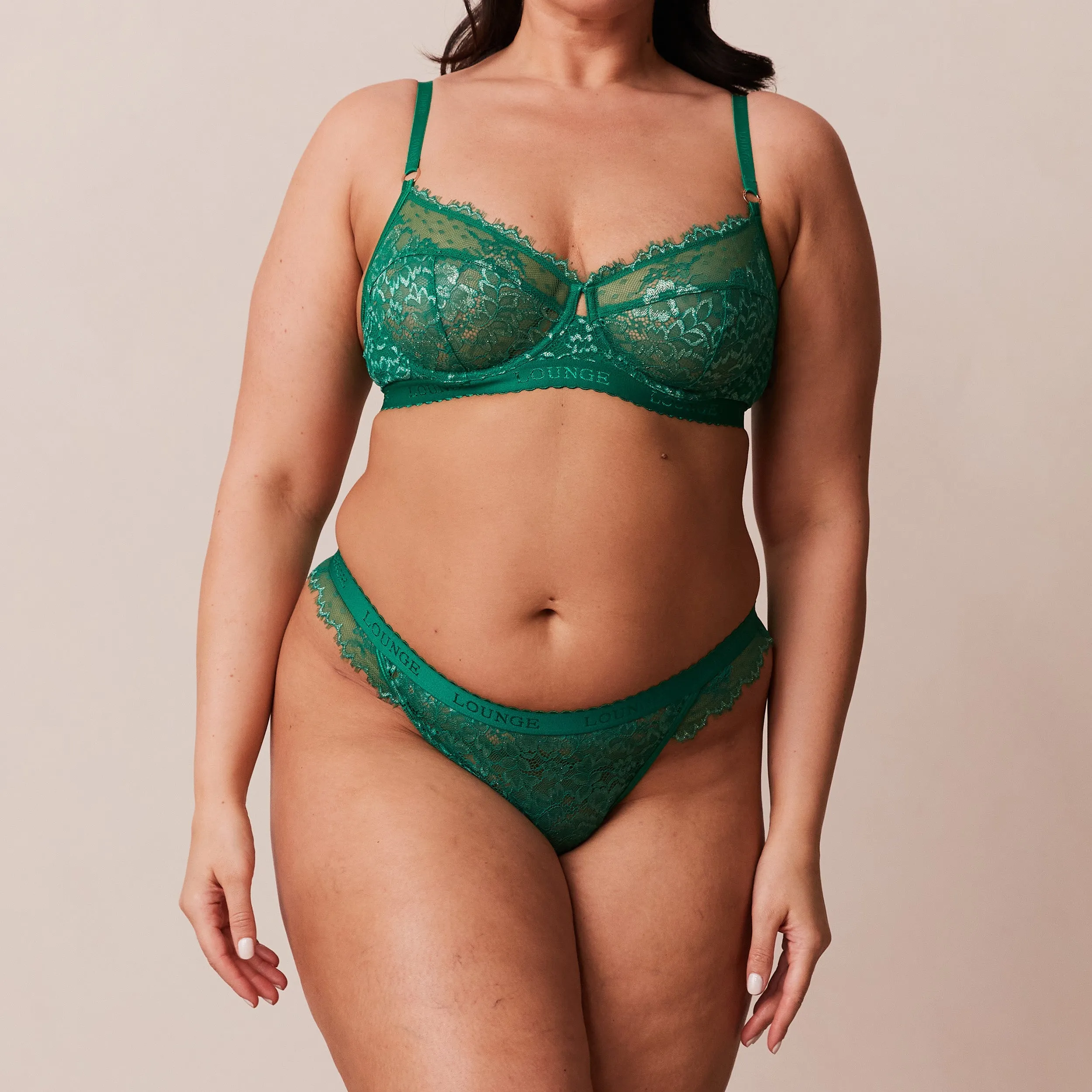 Desire Balcony Bra  - Emerald