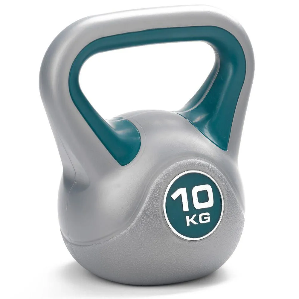 DKN 8, 10 and 12kg Vinyl Kettlebell Weight Set