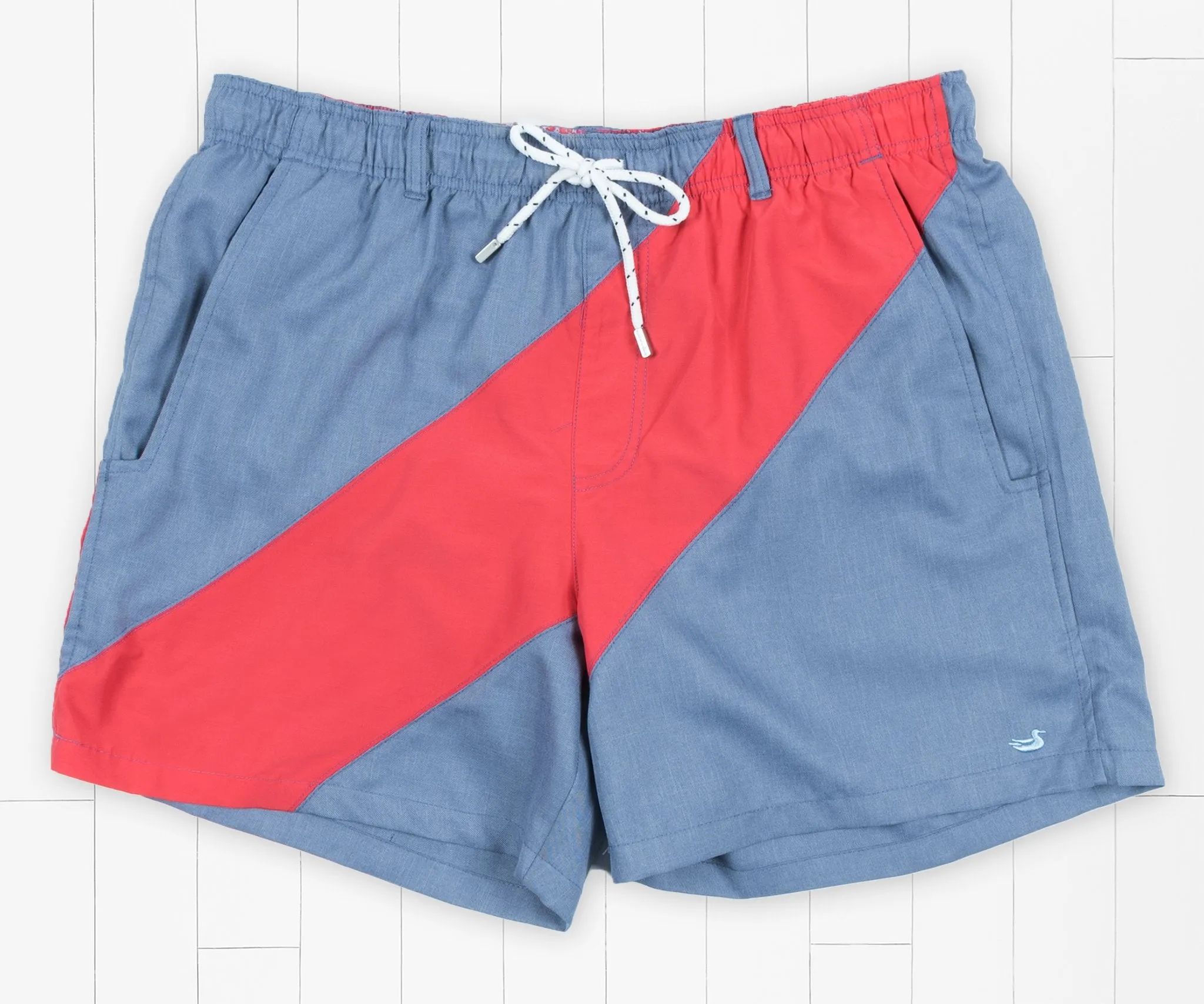 Dockside Swim Trunk - Brigade Stripe