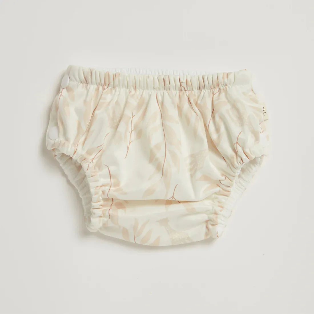 EcoNaps Swim Nappy - Sophie Olive Leaf