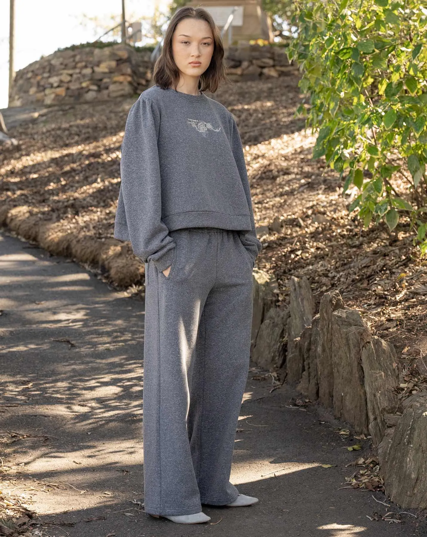 Fleece Lounge Pant - Dusk