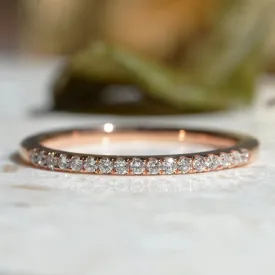 For Her Jewellery - 18K Rose Gold Diamond Eternity Ring