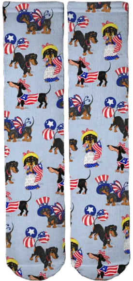 GetALong Dachshund Rescue Crew Socks