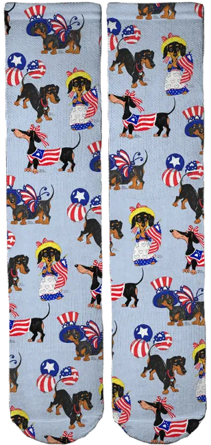 GetALong Dachshund Rescue Crew Socks