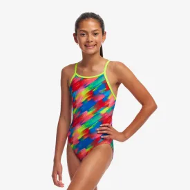 Girl's Diamond Back One Piece | Stroked