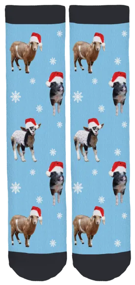 Goats of Anarchy Holiday Crew Socks