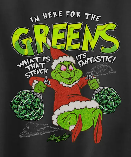 Grinch Crop Top Hoodie