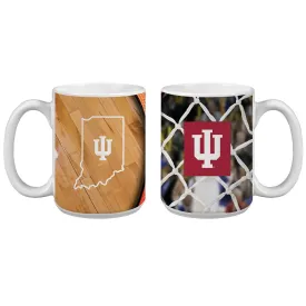 Indiana Hoosiers 15 Oz. Java Basketball Mug