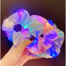 LED Satin Hair Scrunchie