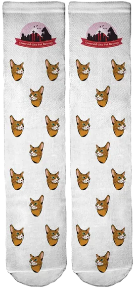 Limited Edition Emerald City Pet Rescue Bamboo Crew Socks!