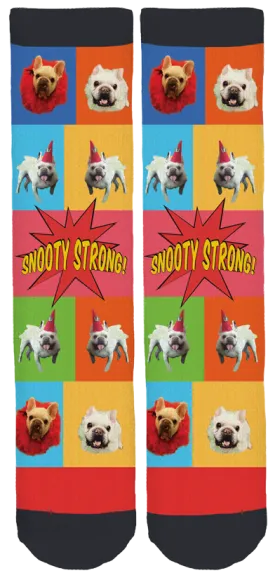 Limited Edition Snooty Giggles Dog Rescue Crew Socks