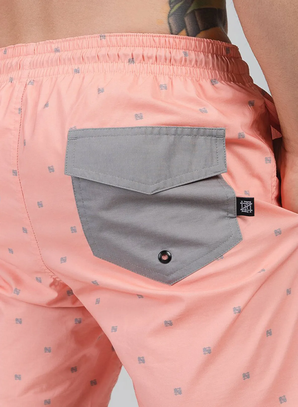 MEN'S FNF SWIM TRUNKS - CORAL