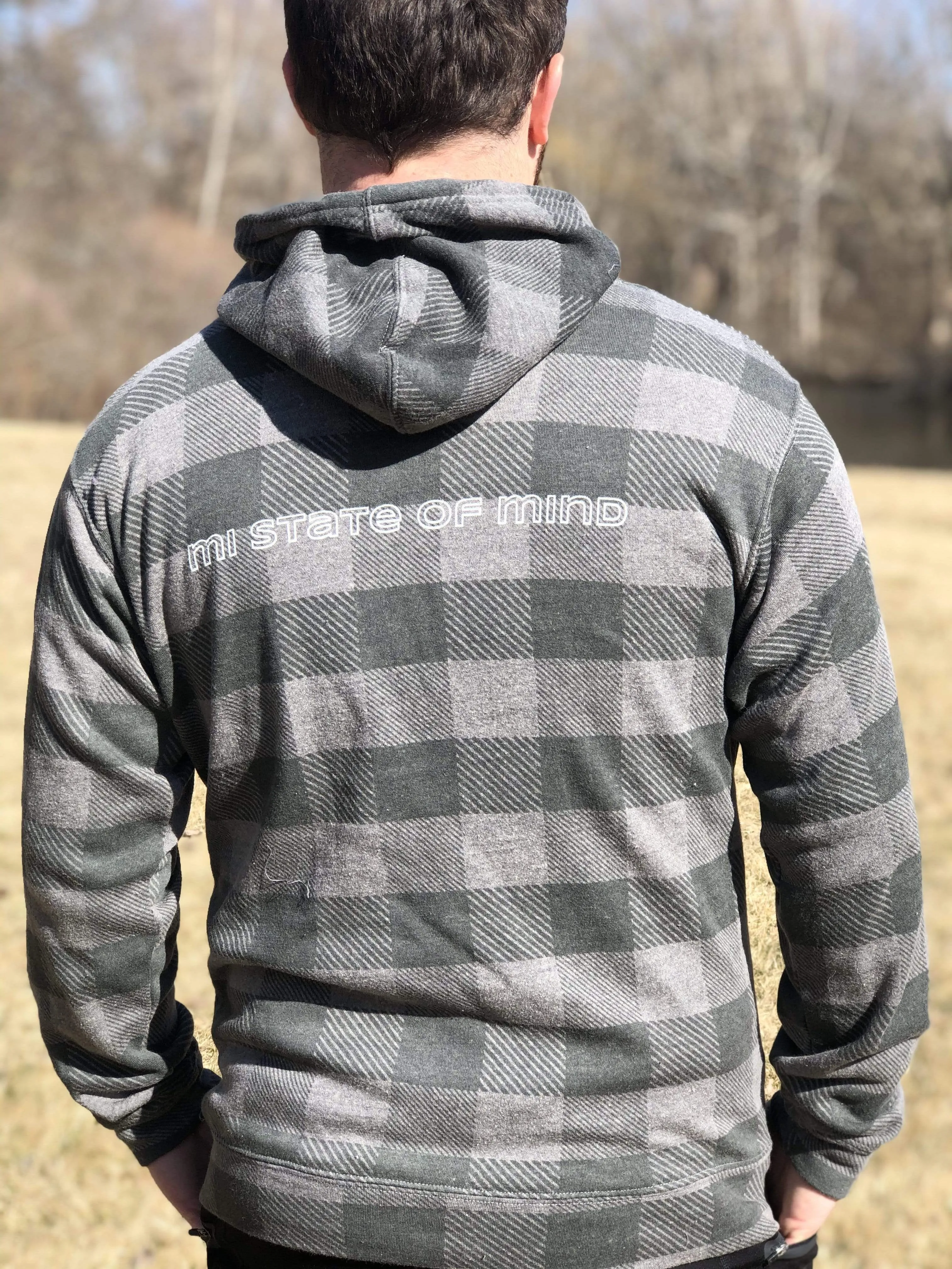 mi Vintage Buffalo Plaid Hoodies