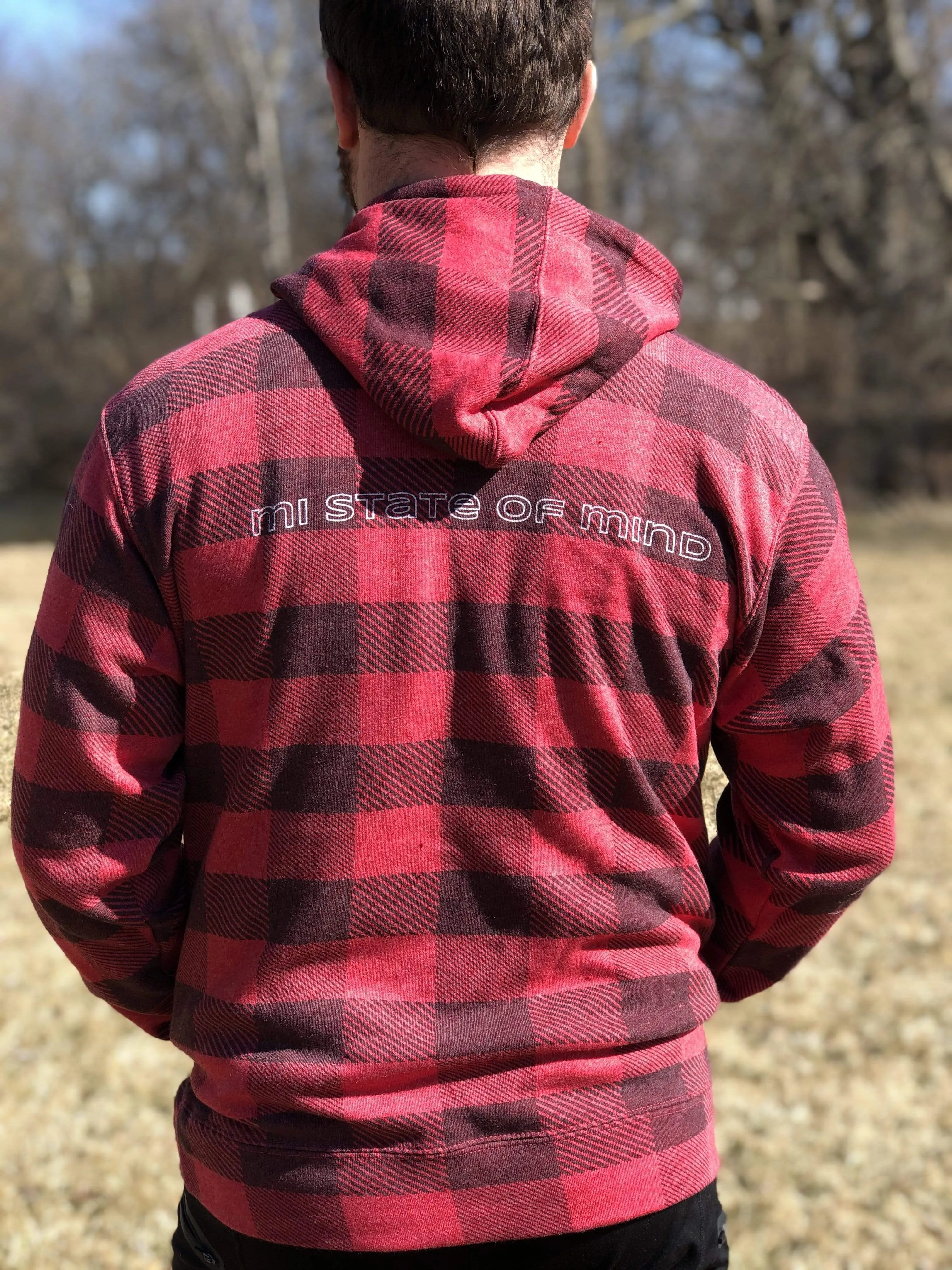 mi Vintage Buffalo Plaid Hoodies