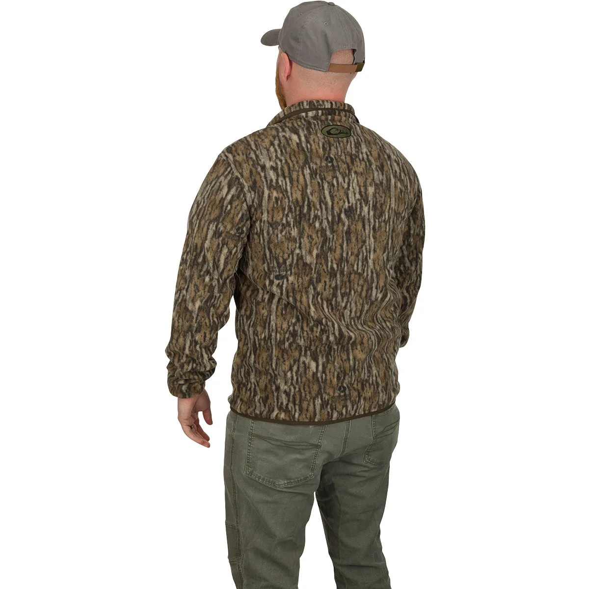 MST Camo Camp Fleece 1/4 Placket Pullover