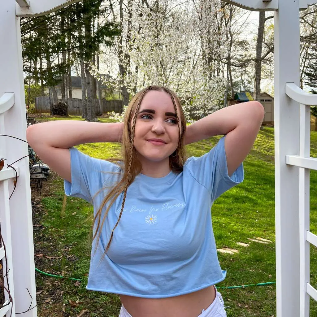 No Rain No Flowers Crop Top